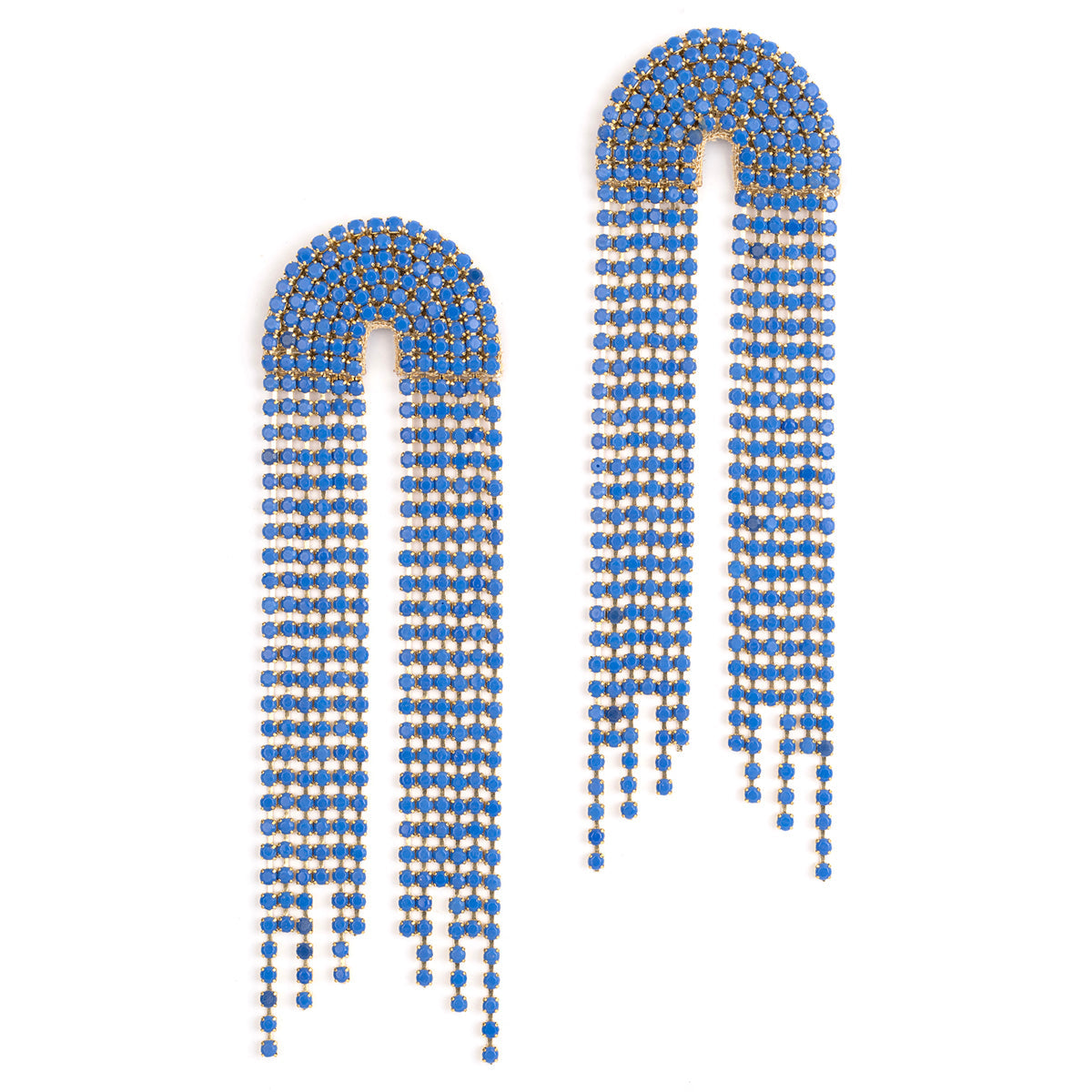 Deepa by Deepa Gurnani Handmade Adina Earrings in Denim color