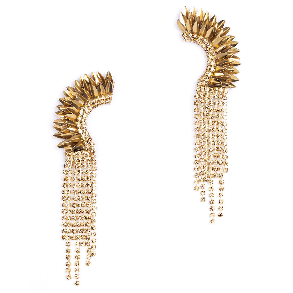 Handmade Deepa by Deepa Gurnani Gold Estella Earrings