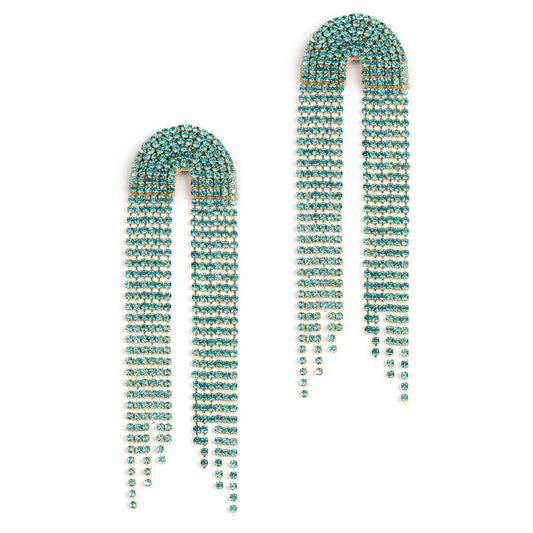 Deepa by Deepa Gurnani Handmade Turquoise Warren Earrings