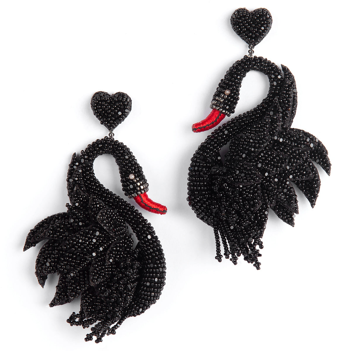 Swan Earrings